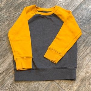 Cat & Jack, 3T Boys, Grey & Yellow, Sweater